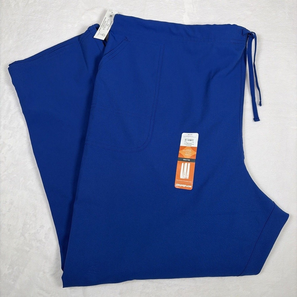 Scrubstar Core Essentials Selection Women's Pant Scrubs Blue Size 3XL NEW